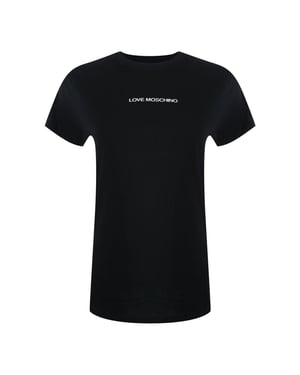 Love Moschino Logo Black T-shirt