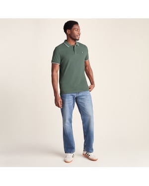 Binsoe Mens 100% Cotton Supersoft Polo Shirt Shirt - Light Forest