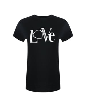 Love Moschino Love Logo Black T-shirt