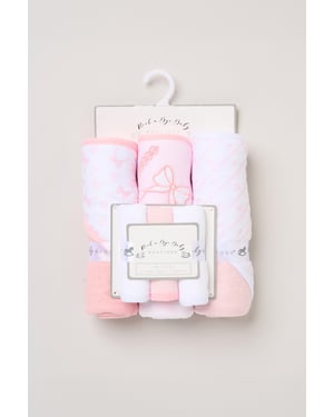 3 Pack Bow Hooded Towels