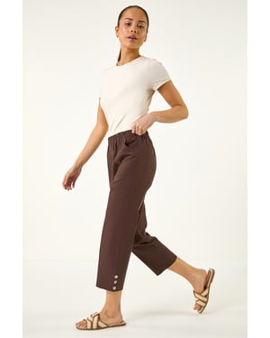 Petite Bengaline Cropped Trouser