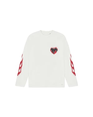 Croyez Homme Heart on fire longsleeve longsleeves crb30026007