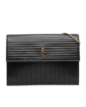 Pre-owned Quilted Calfskin Victoire Chain Crossbody