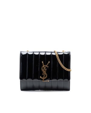 Pre-owned Medium Patent Vicky Crossbody