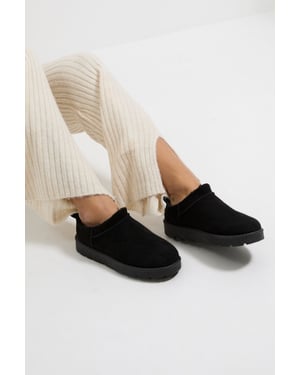 Pamela Cozy Faux Suede Fur Trim Boots