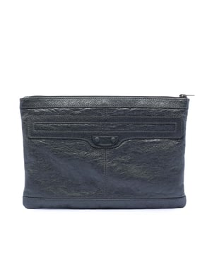 Pre-owned Lambskin Motocross Classic Clip M Clutch