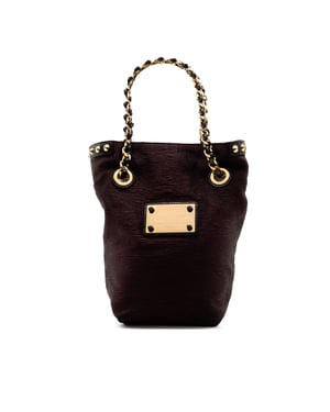 Gepreowned Beperkte Editie Metallic Jacquard Double Jeu Neo Alma Tote