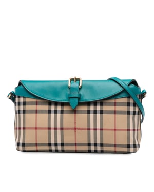 Pre-owned Haymarket Check Coated Canvas Leah Crossbody