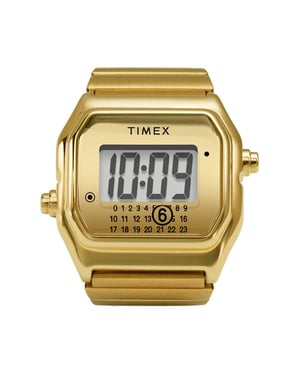 Timex Timex Lab Ring Mm6 Maison Margiela Unisex Horloge Goudkleurig TW2Y50200