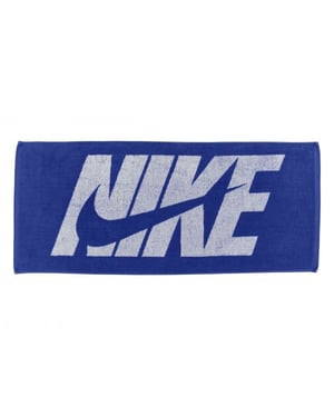 Nike Graphic Print Jacquard Towel (Royal Blue/White)