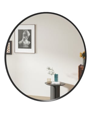 4goodz Ronde spiegel 61 cm met aluminium frame -