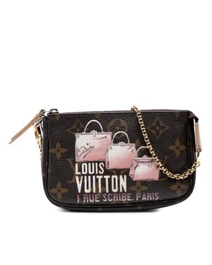 Pre-owned Monogram Affiche Mini Pochette Accessoires