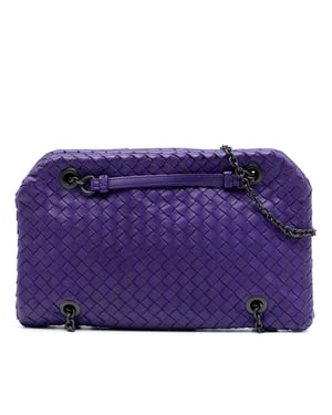 Pre-owned Nappa Intrecciato Duo Shoulder Bag