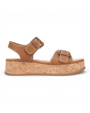 Blowfish Malibu Dames Tan nep leren Platform Sandals - Magisch