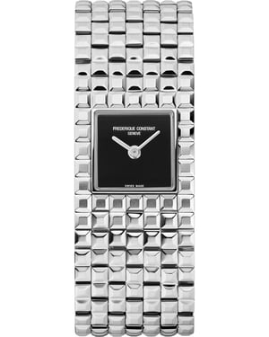 Frédérique Constant Classics Manchette Dames Horloge Zilverkleurig FC-200ONB1MC6B
