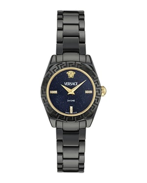 Versace Dv One Diamond Dames Horloge Zwart VE9F00325