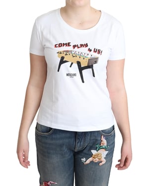 Moschino Tsh5069 Tafelvoetbal T-shirt