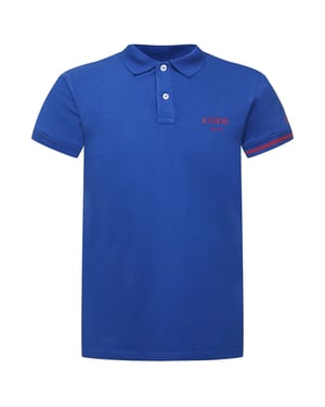 Ijsblauwe Poloshirt