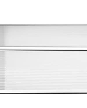4goodz Deurluifel afdak 75x195x23 cm met uv- regen- en zonbescherming