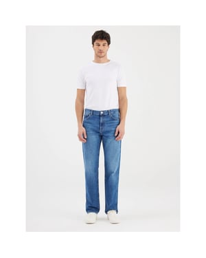 Cup of Joe Neo heren relaxed straight fit jeans medium blue
