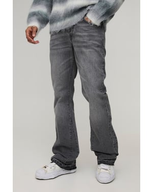 Slim Flared Stacked Tonal Gusset Jeans