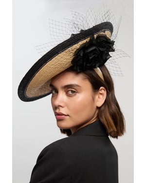 Asymmetric Flower Detail Fascinator