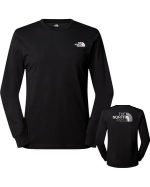 The North Face Mens Long Sleeve Easy T-Shirts Black