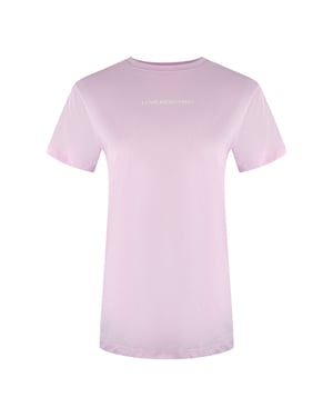 Love Moschino Bold Logo Pink T-shirt