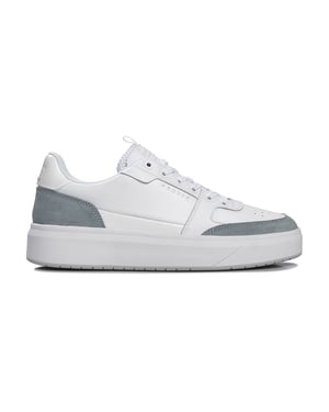 Cruyff Endorsed Pro Heren Witte/Horizonte Blauwe Sneakers