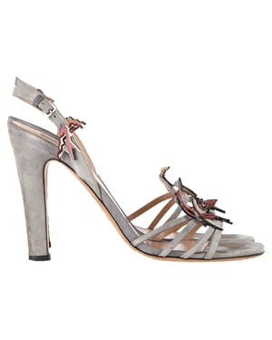 Valentino Garavani Tuin van Genot Sandalen Hakken in Grijs Suède