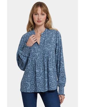 Gepailleerde Boerenblouse | Regen Tuin