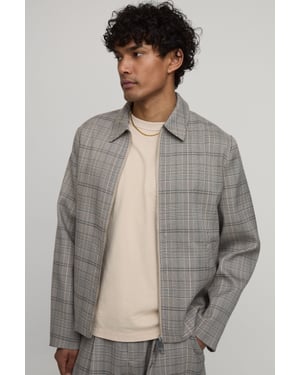 Check Boxy Fit Tailored Co-Ord Jacket