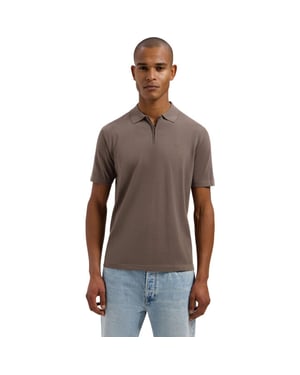Dstrezzed Ds dorian zip polo