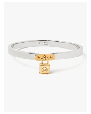 Lock And Spade Charm Bangle