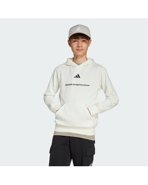 adidas Slogan Fleece Hoodie