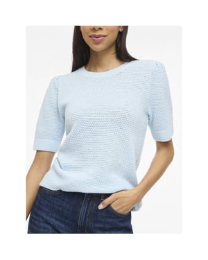 Vila Vidalo o-neck s/s knit top/su noo