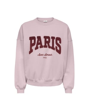 Jacqueline de Yong Jdymesa life ls o-nk emb sweat jrs noos fuchsia