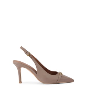 Kurt Geiger London Leather Kingsley Slingback Heel Heels