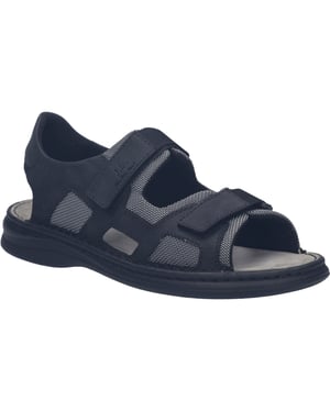 JOSEF SEIBEL Heren Sandaal Max 61 in zwart