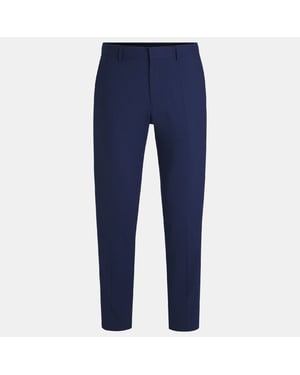 Men's Boss H-Genius-MM-224 Slim-Fit Trousers in Navy