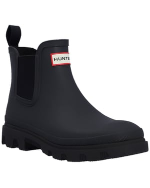 Hunter Downpour Rubber Zwarte Wellingtonlaarzen