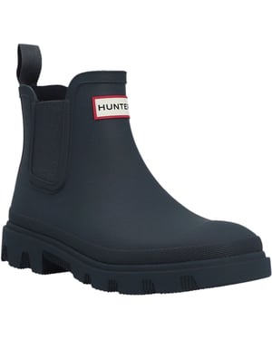Hunter Downpour Rubber Hunter Navy Wellingtonlaarzen