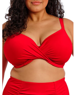 Plain Sailing Wrap Plunge Bikini Top