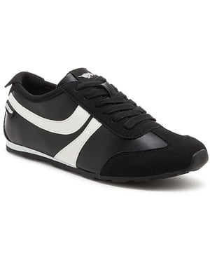 Rocket Dog Destin PU Combo Polyurethaan Dames Zwart/Wit Sneakers