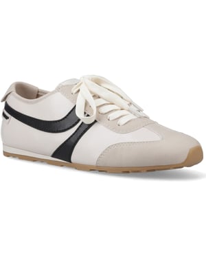 Rocket Dog Destin PU Combo Polyurethaan Dames Sneakers Off White/Zwart