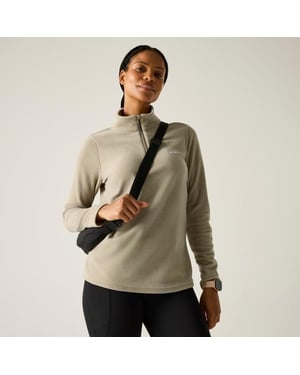 Regatta Great Outdoors Womens/Ladies Sweetheart 1/4 Zip Fleece Top (Parchment)