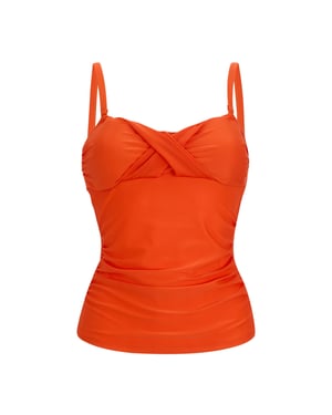 Regatta Womens/Ladies Aceana III Plain Tankini Top (Tangerine Tango)