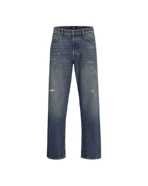 Jack And Jones Heren Royal RE 366 Loose Fit Jeans (Blauw)