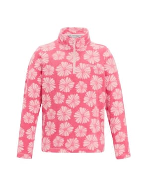 Regatta Kinderen Hot Shot II Bloem Fleece Top (Roze Mist)