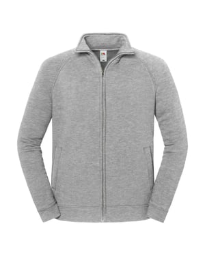 Fruit of the Loom Heren Iconische Premium Sweat Jacket (Athletic Heather)